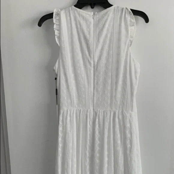 Calvin Klein Eyelet Tier-Hem Dress - Picture 8 of 9